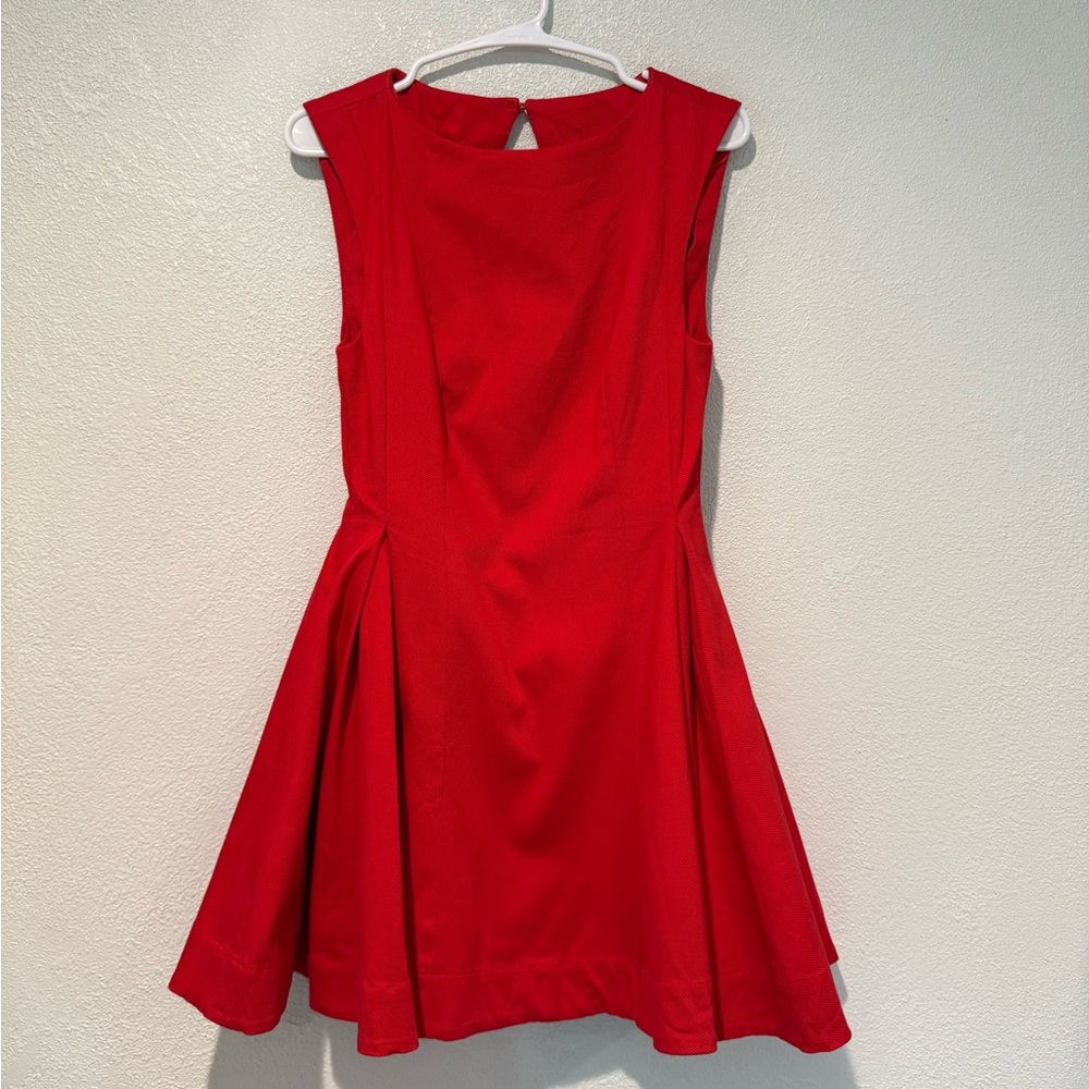MAEVE by Anthro Vibrant Red Formal Dress